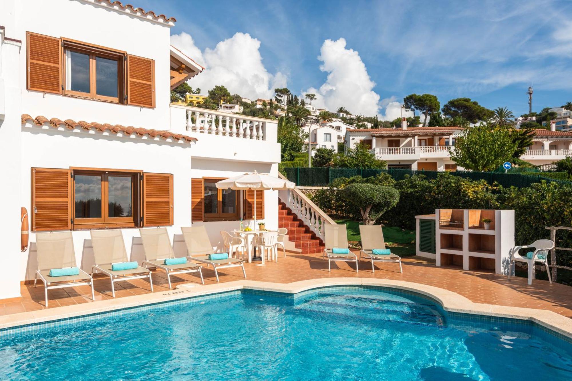Villa Olivera Son Bou Bagian luar foto