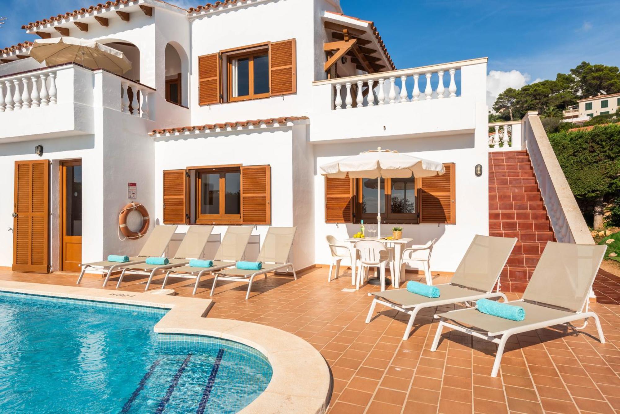 Villa Olivera Son Bou Bagian luar foto