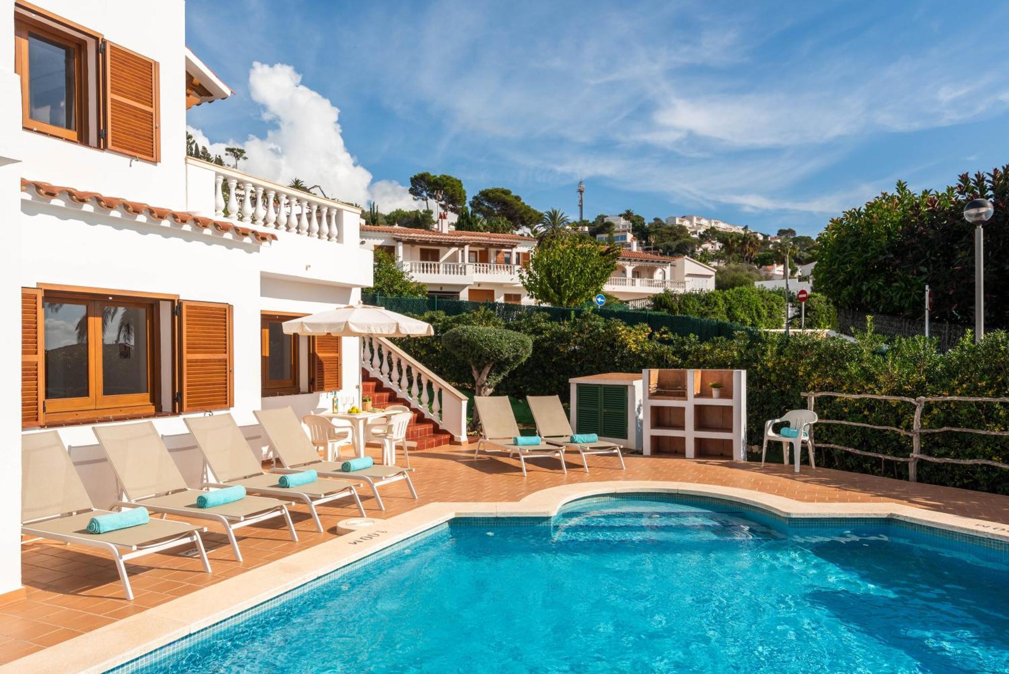 Villa Olivera Son Bou Bagian luar foto